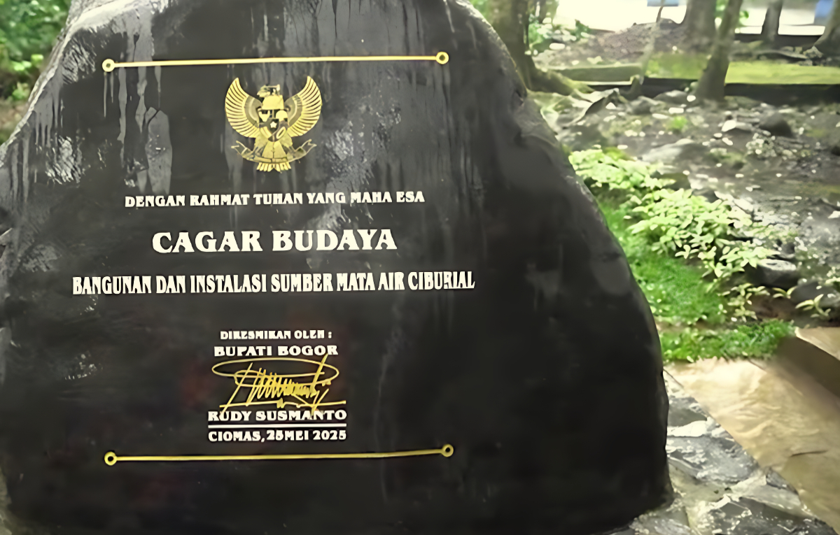 Sumber Mata Air Ciburial di Kecamatan Ciomas&nbsp;jadi cagar budaya.