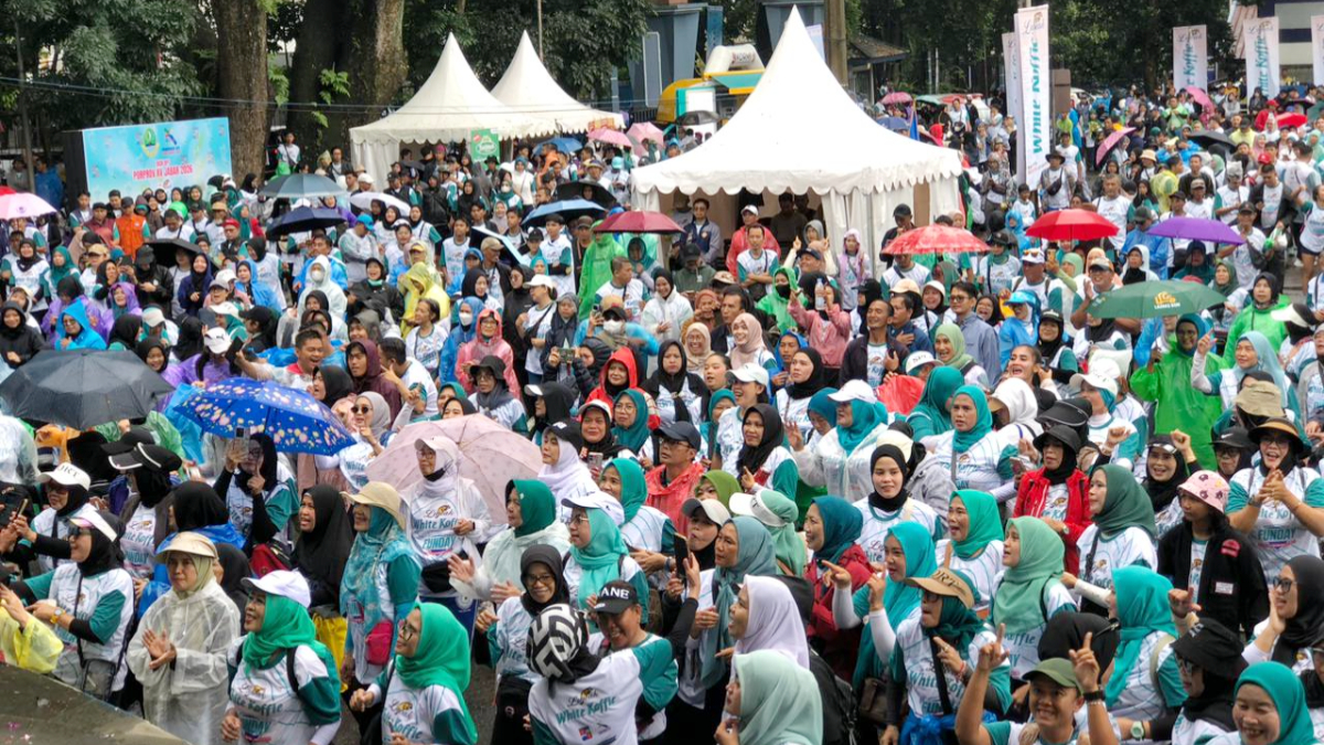Kemeriahaan Funday di kawasan GOR Pajajaran Kota Bogor, Minggu, 8 Februari 2026.