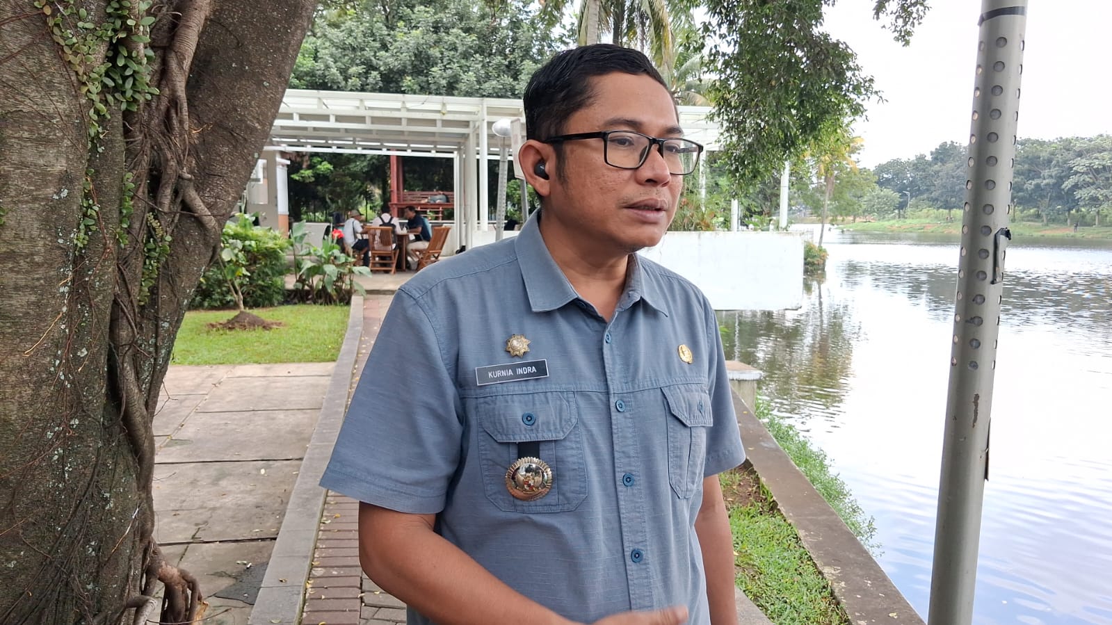 Camat Gunung Putri saat dimintai keterangan oleh Radar Bogor, Senin 9 Februari 2026.