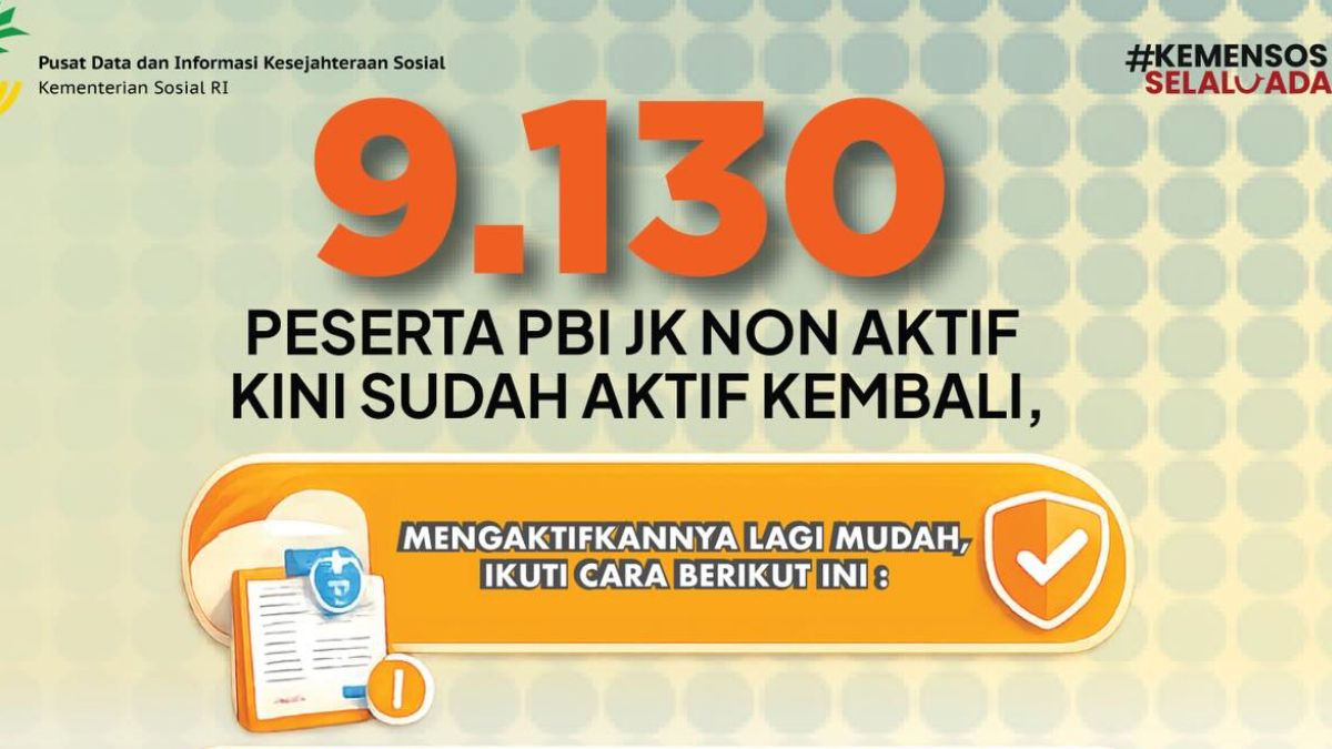 Kemensos aktifkan ribuan peserta PBI JK.