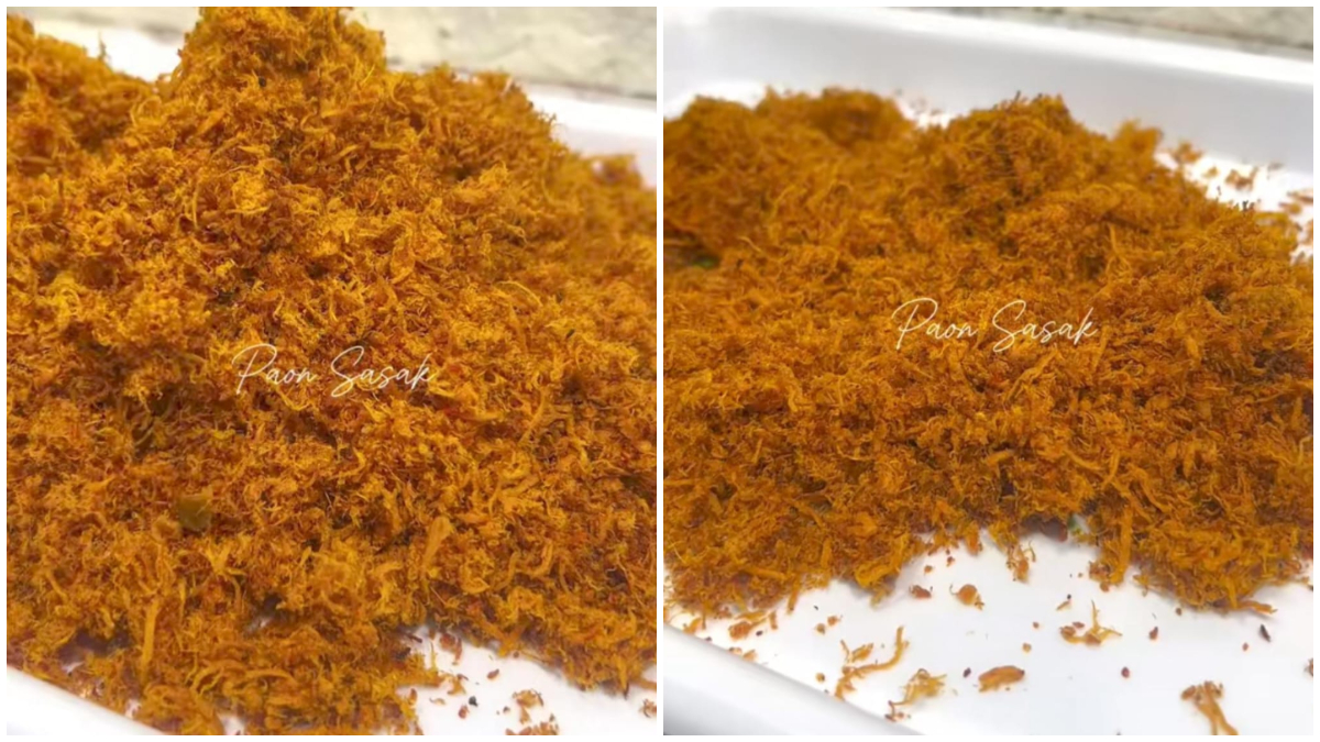 Tampilan Abon Ayam yang lezat dan mudah dibuat.