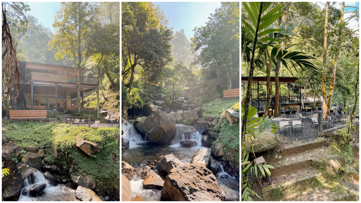 Suasana Sanubari Coffee and Eatery di Desa Wisata Batulayang, Cisarua, Puncak, Bogor.