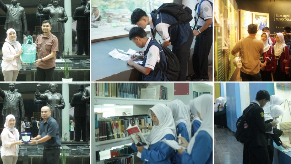 SMK Amaliah 1 dan 2 kunjungan ke Museum Kepresidenan RI dan MUNASAIN.