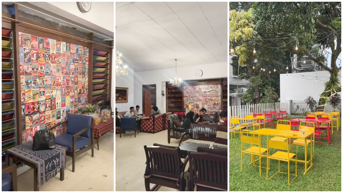 Suasana Titik Kota, warkop yang mengusung konsep kafe di tengah Kota Bogor.