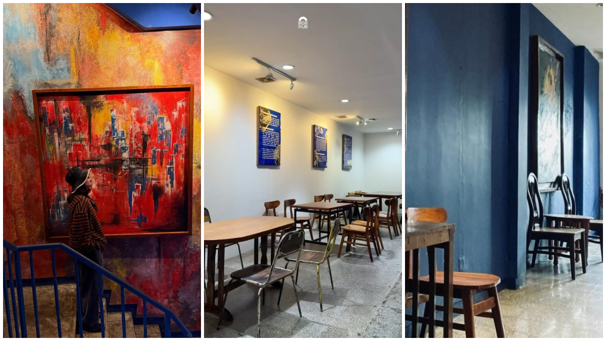 Kafe bernuansa galeri seni di Bogor Coffee Center Suryakencana.