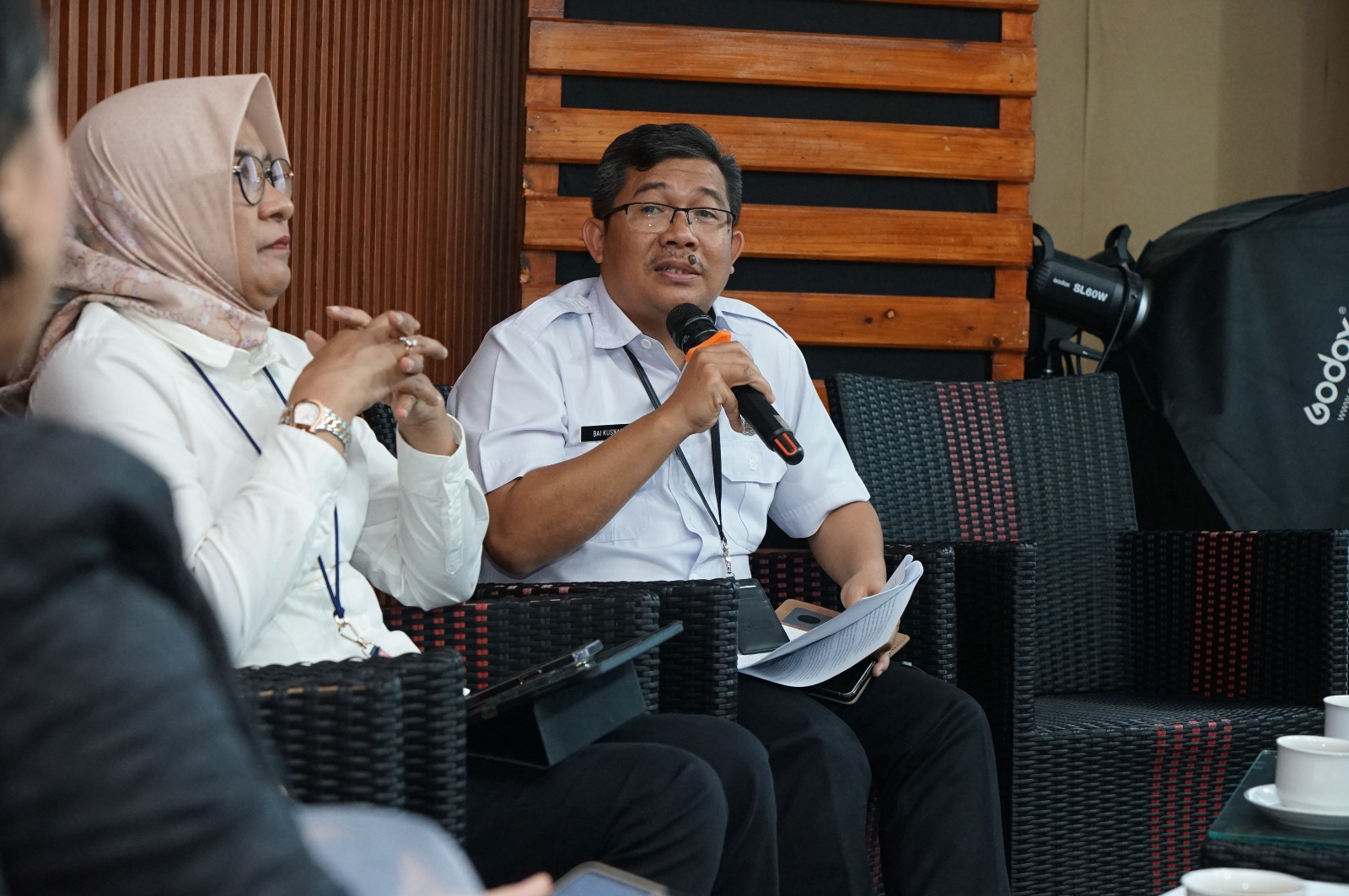 Bidang Pencegahan dan Pengendalian Penyakit Dinkes Kota Bogor, Bai Kusnadi saat OBSESI yang digelar Radar Bogor, Rabu 11 Februari 2026.