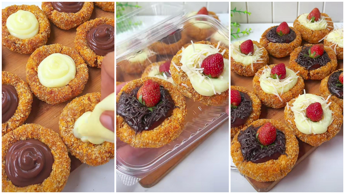 Tampilan Pisang Goreng Mangkuk yang manis dan lezat.
