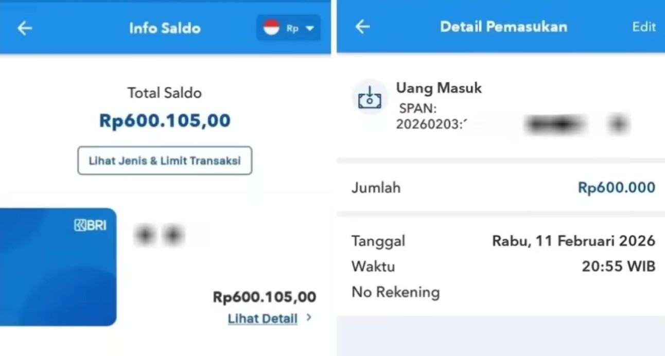 Bansos BPNT tahap 1 2026 cair melalui KKS BRI sejak semalam