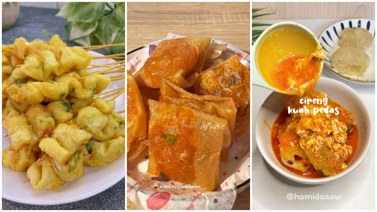 Tiga menu andalan takjil unik dari bahan dasar sagu.