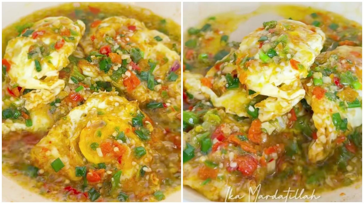 Tampilan Telur Chili Padi, resep simple dan lezat untuk sahur.