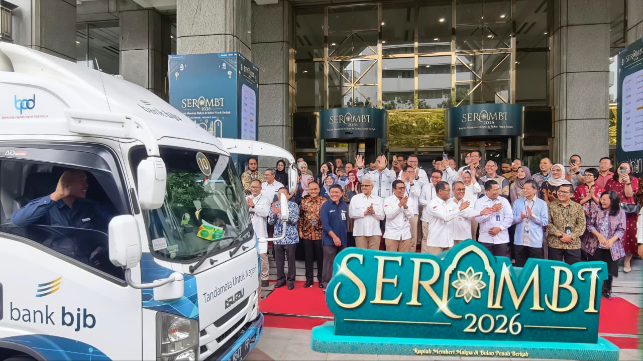 Bank BJB hadirkan layanan penukaran uang melalui SERAMBI 2026.