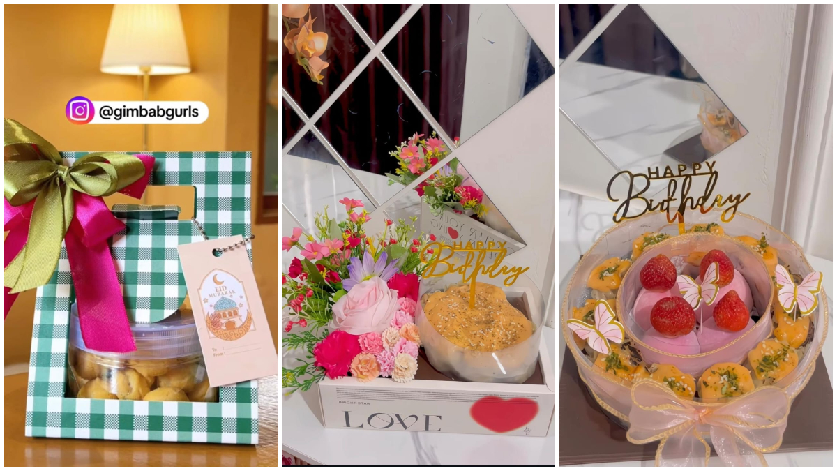 Hampers dan berbagai macam dimsum ataupun mochi dari Gimbab Gurls.&nbsp;