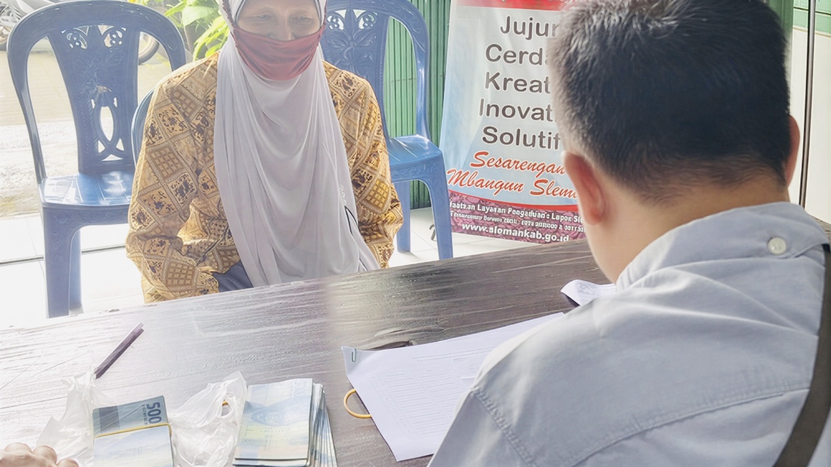 Ilustrasi Penyaluran Bansos