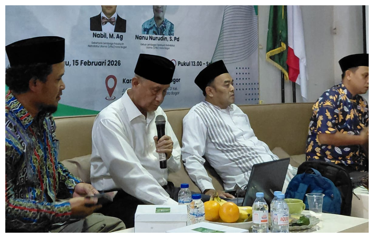 Perwakilan pengurus PCNU dan Muhammadiyah Kota Bogor mengadakan diskusi bersama terkait penentuan awal Ramadan.