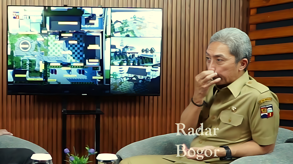 Wali Kota Bogor, Dedie Rachim menjelaskan pengelolaan 3.800 aset di Graha Pena.