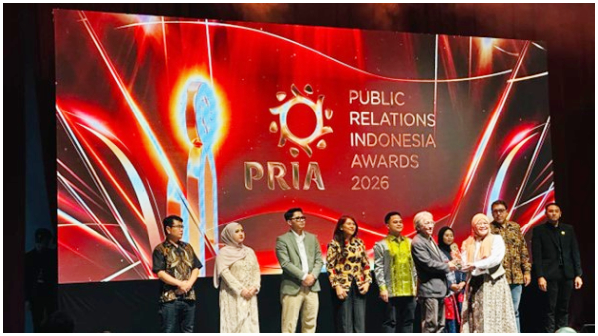 CPROCOM saat raih penghargaan di&nbsp;ajang PR Indonesia Awards (PRIA) 2026.