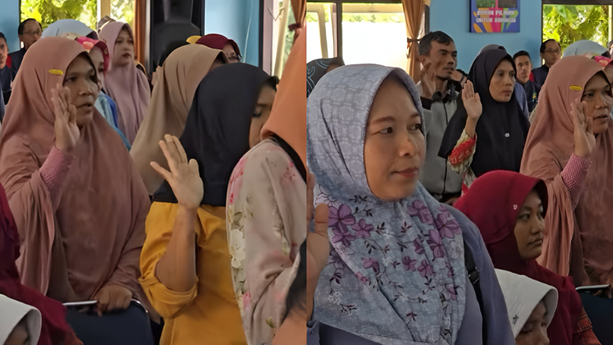 Ilustrasi KPM yang menerima bansos BPNT tahap 1