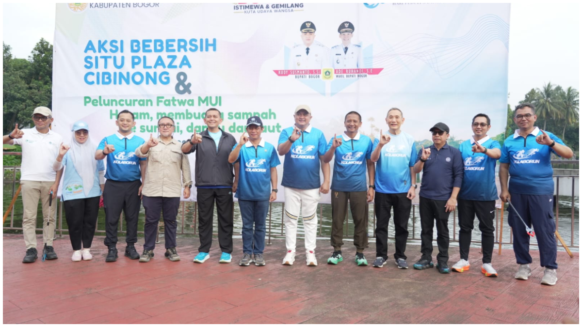 Jusuf Hamka atau Babah Alun saat mengikuti kegiatan CFD di Jalan Tegar Beriman, Cibinong, Kabupaten Bogor.
