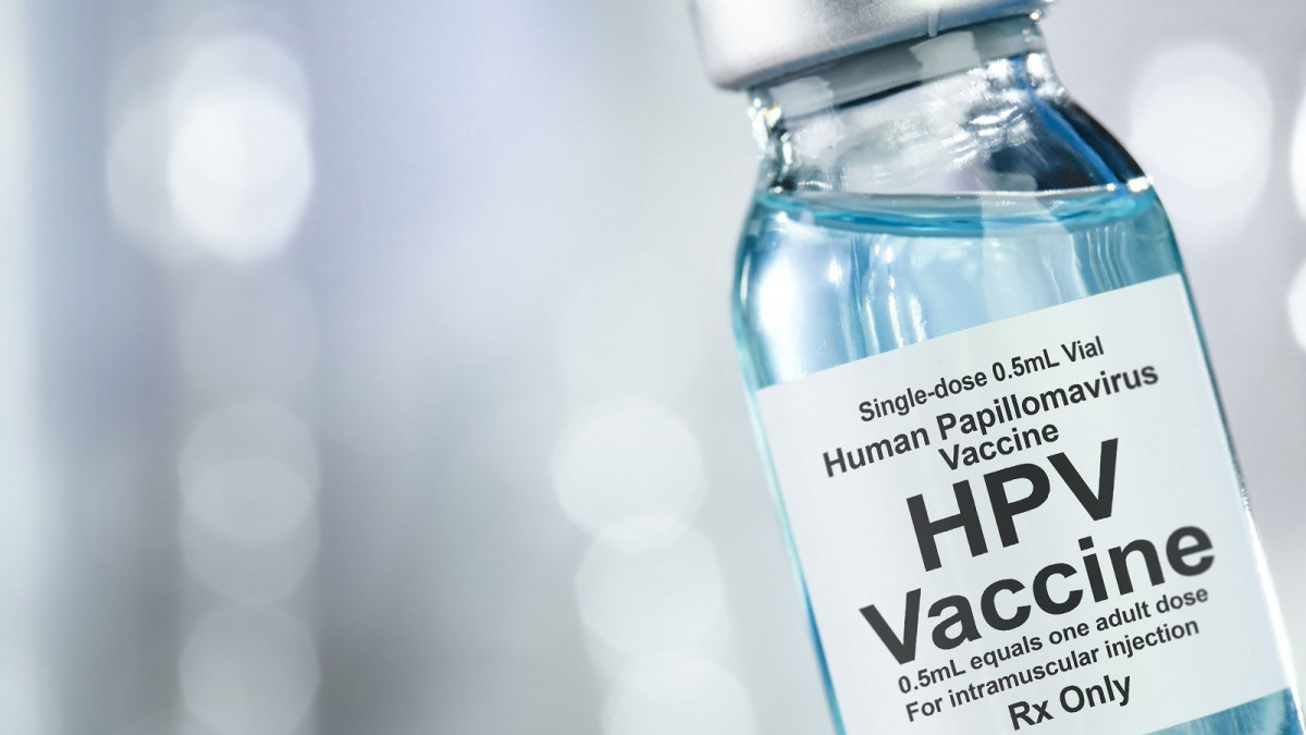 Ilustrasi vaksin HPV untuk mencegah kanker rahim.