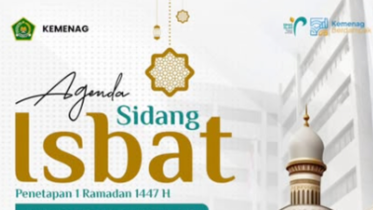 Kementerian Agama (Kemenag) akan mengadakan sidang isbat menentukan awal puasa Ramadhan 1447 Hijriah.