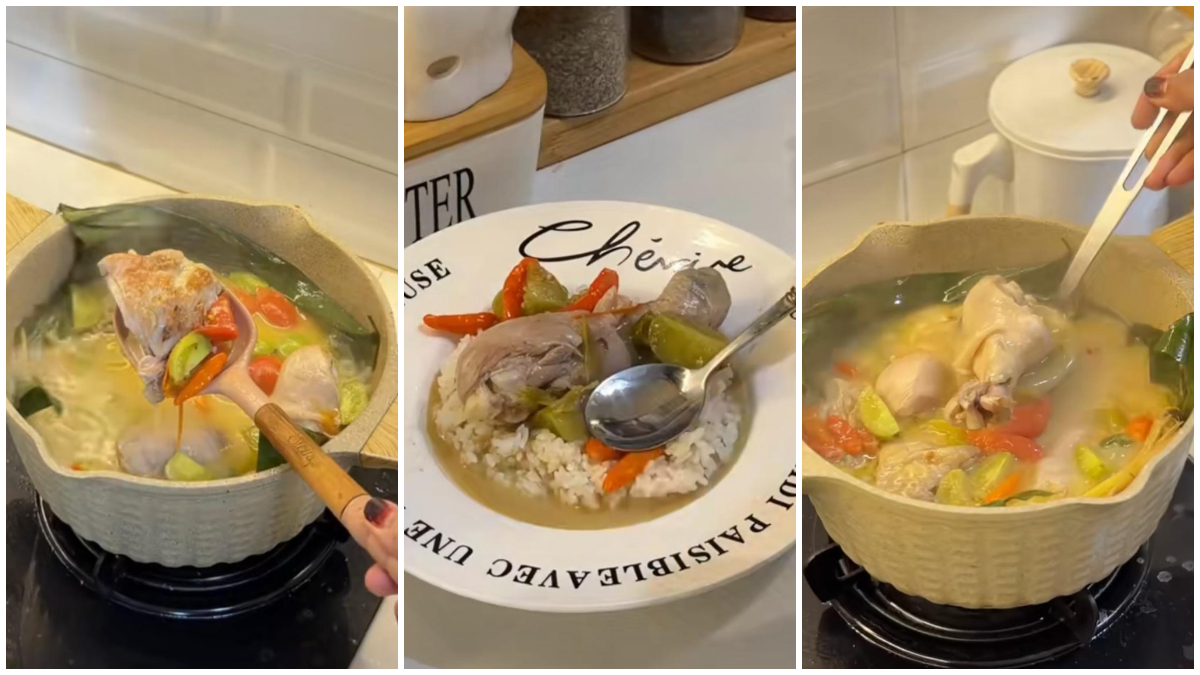 Hidangan ayam garang asam kuah yang bisa jadi menu berbuka puasa.