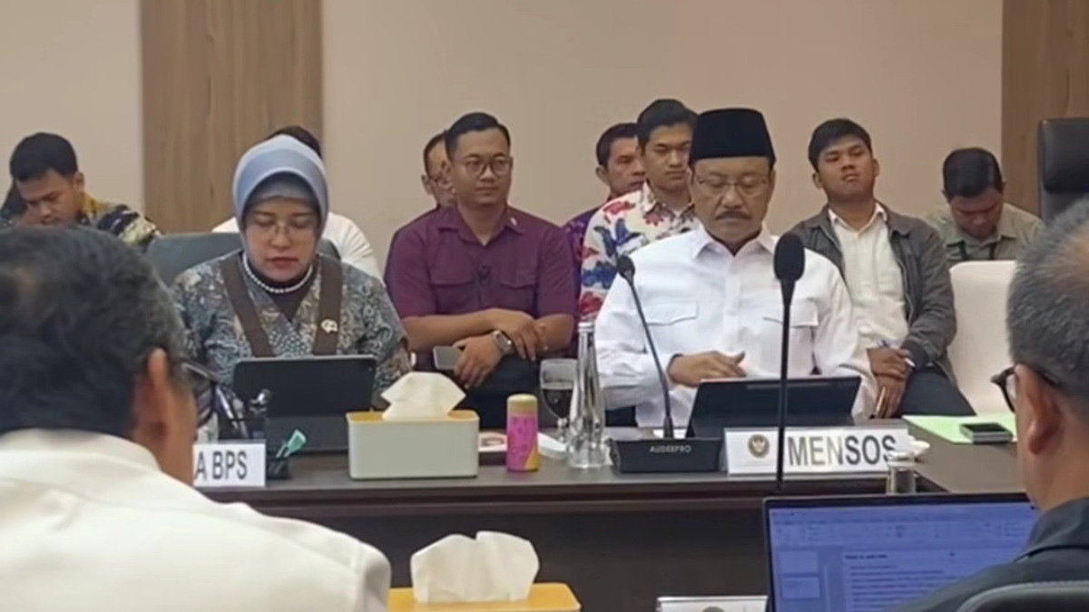 Menteri Sosial Saifullah Yusuf saat Rakor bersama Menko koordinator pemberdayaan masyarakat membahas PBI JKN.