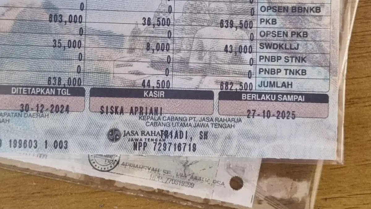 Ilustrasi pemutihan pajak kendaraan.