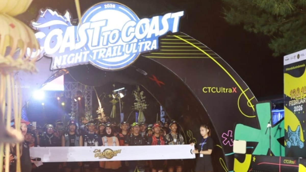 Bank bjb mendukung Event&nbsp;Coast to Coast Night Trail Ultra.