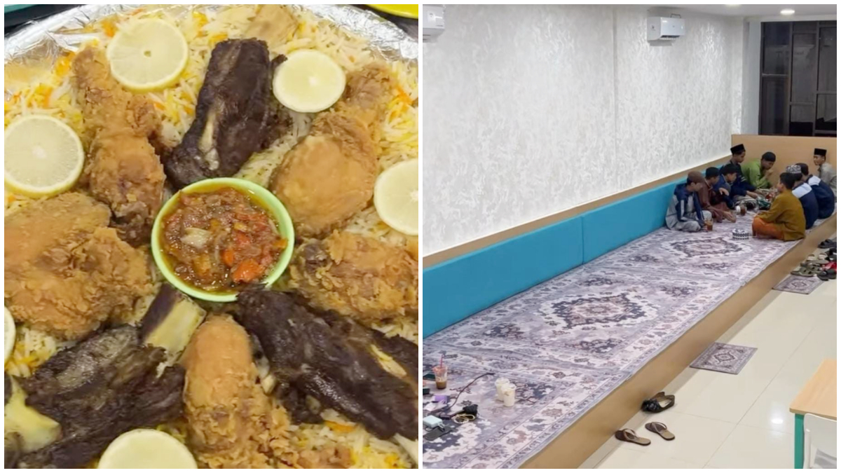 Suasana dan sajian menu khas di Alamak Chicken Indonesia di Kota Bogor.