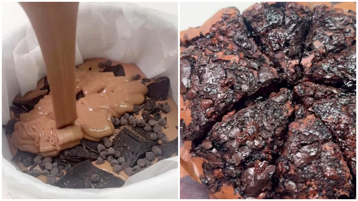 Lumernya brownies mochi cokelat.
