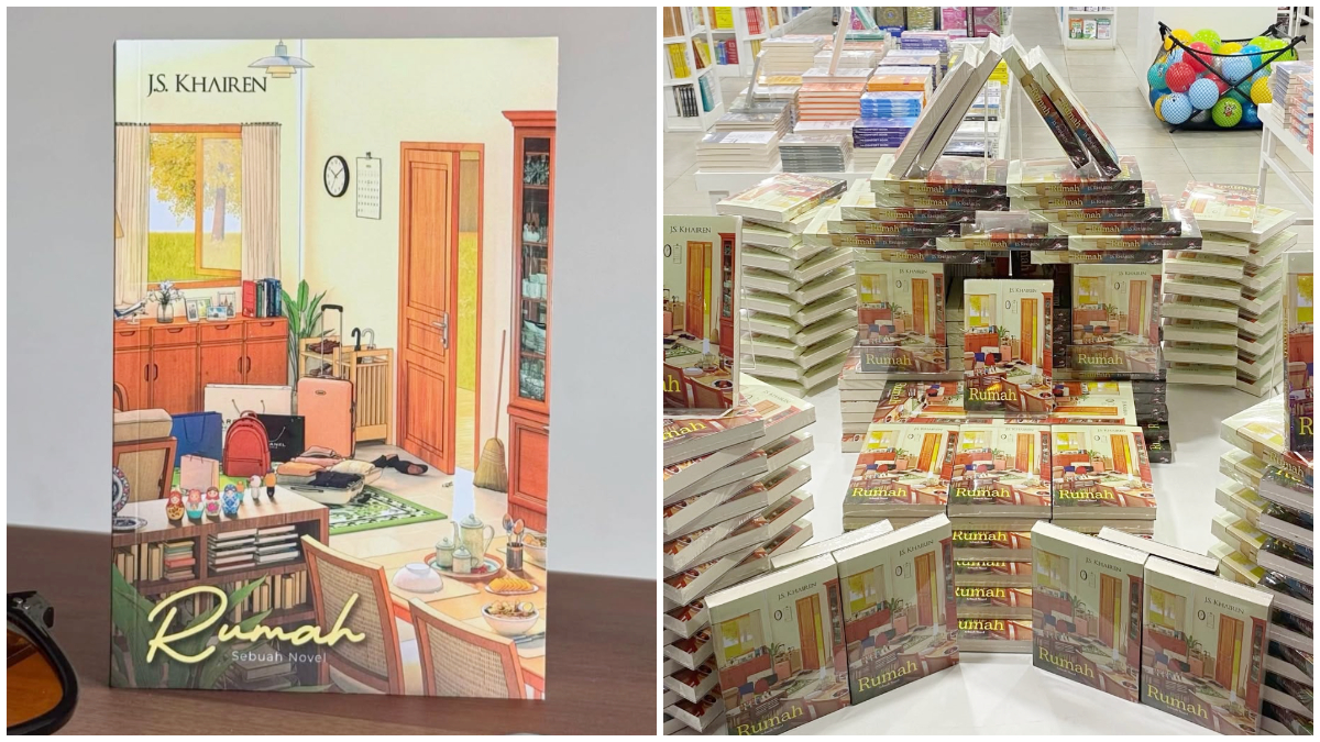 Novel Rumah karya J.S. Khairen yang resmi terbit dan tersedia di Gramedia seluruh Indonesia.