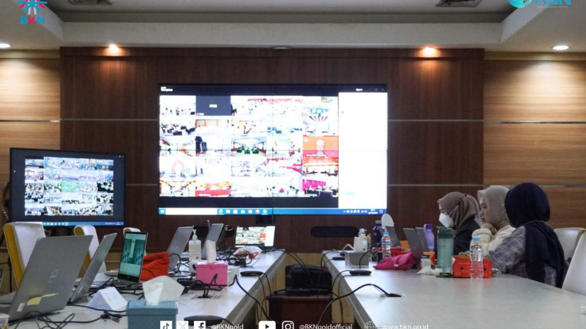 Pelaksanaan SKD CPNS 2024 di titik lokasi luar negeri.