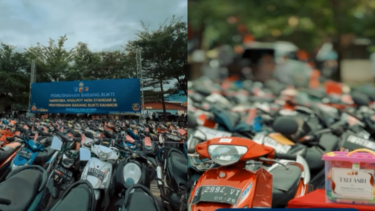 Polda Jabar mengembalikan motor hasil curian kepada pemilik.
