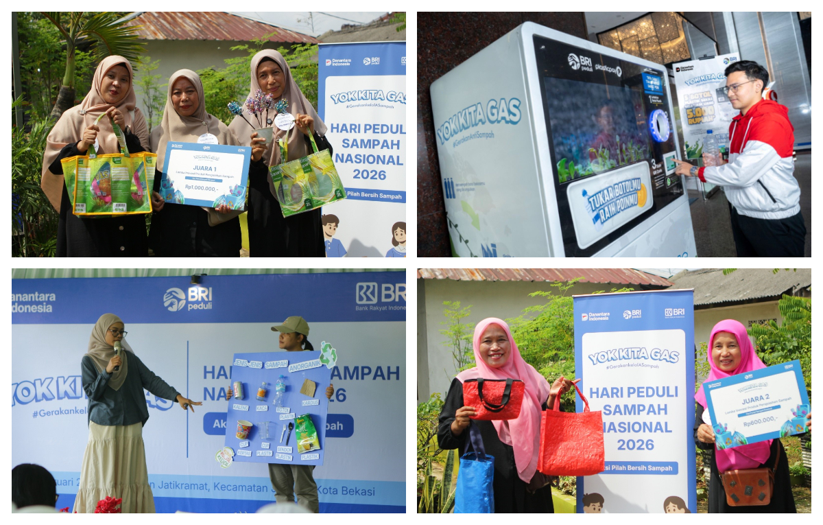 BRI terus melakukan berbagai inisiatif dalam mengatasi persoalan sampah.
