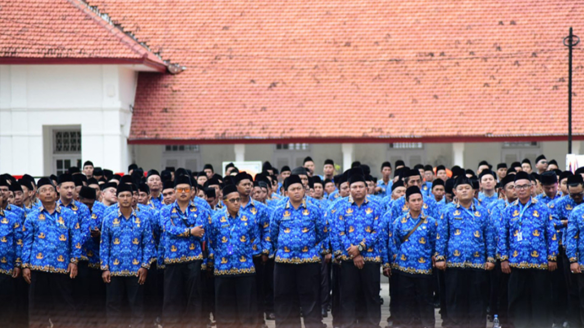 Ilustrasi pelantikan PPPK Paruh Waktu.