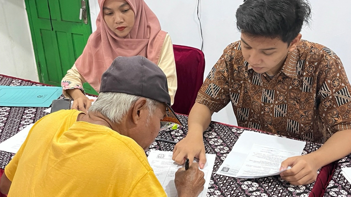Ilustrasi penyaluran bansos PKH dan BPNT