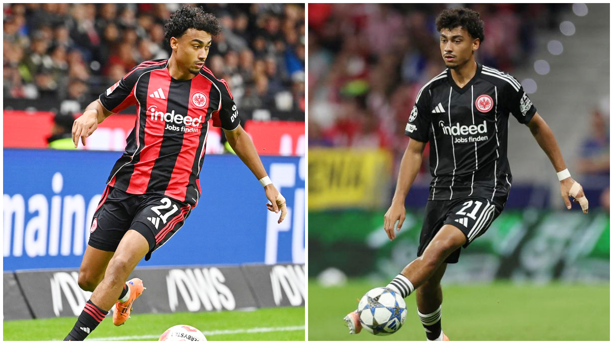 Bek kiri Eintracht Frankfurt, Nathaniel Brown yang jadi incaran utama Liverpool.