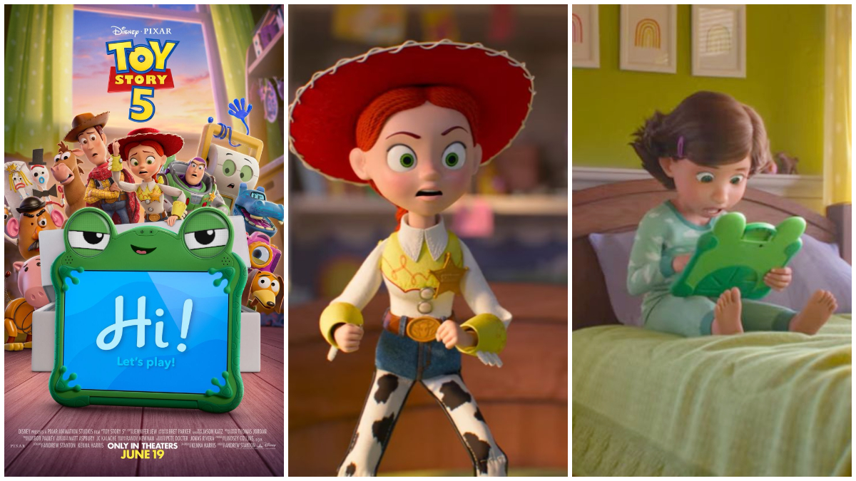 Poster dan cuplikan dari trailer resmi Toy Story 5. 