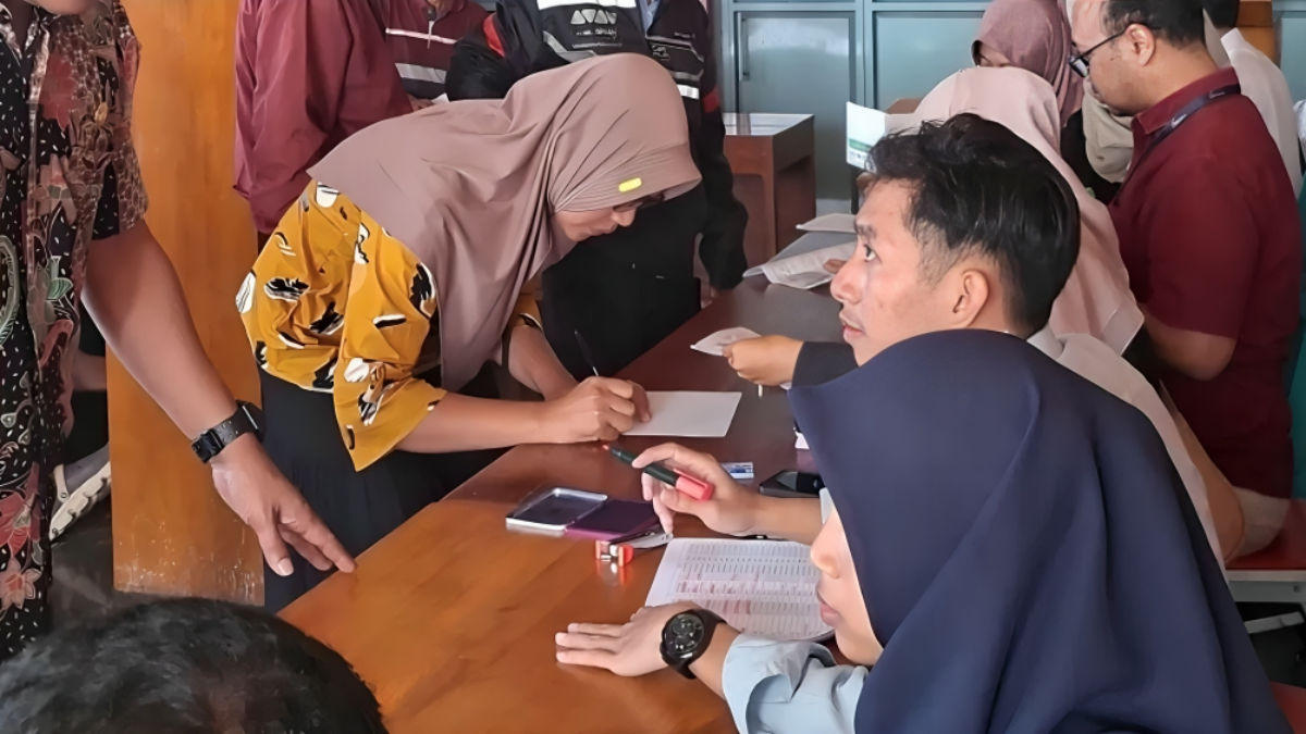 Ilustrasi penyaluran bansos PKH dan BPNT
