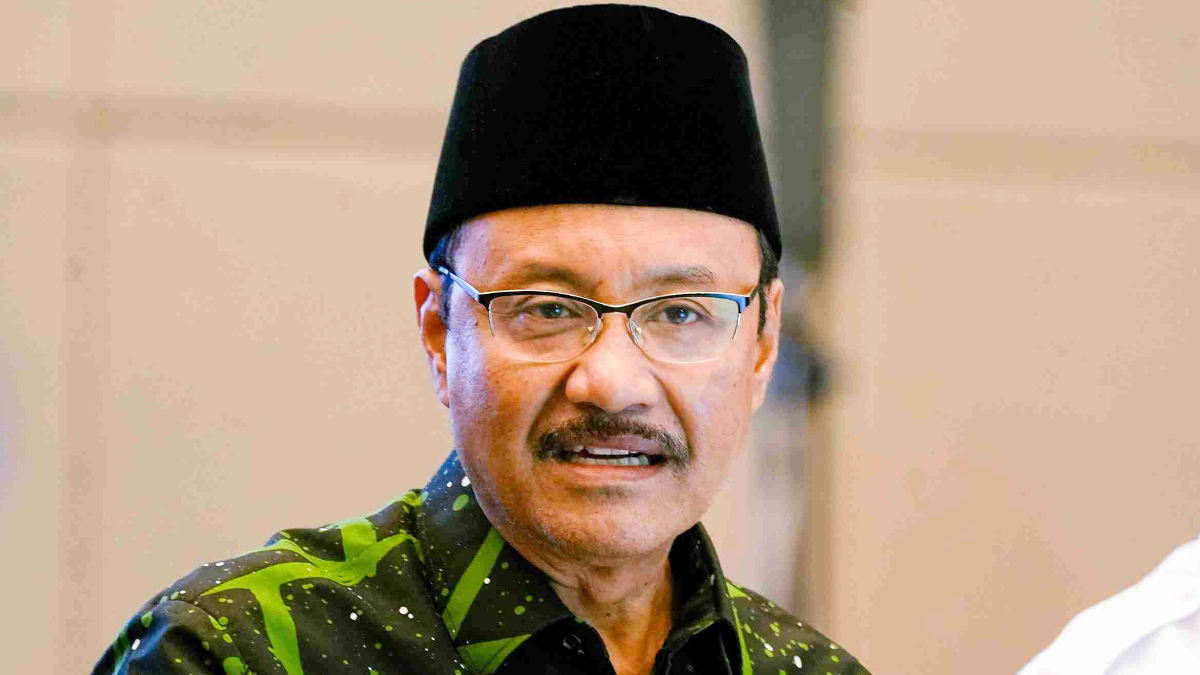 Menteri Sosial Saifullah Yusuf atau Gus Ipul saat hadir pada Rapat Sinkronisasi Pelaksanaan Program Tahun Anggaran 2026 dan Rencana Tahun Anggaran 2027 beberapa waktu lalu.