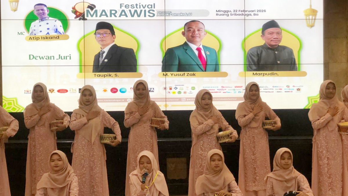 Salah satu tim yang tengah tampil di Festival Marawis BIIF 2026.
