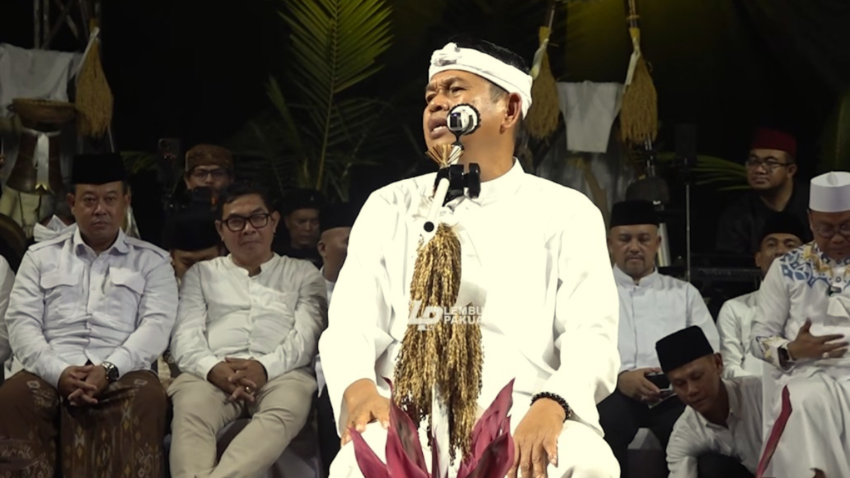 Gubernur Jawa Barat, Dedi Mulyadi menjelaskan soal anggaran pembangunan.