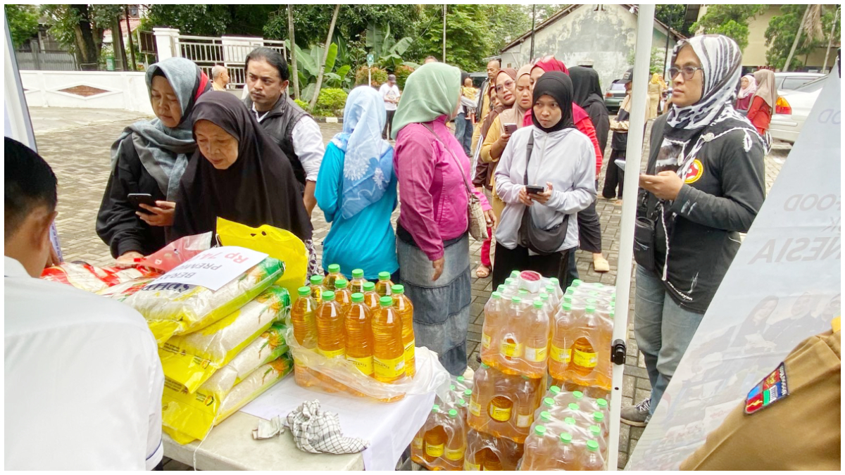 Gerakan Pangan Murah (GPM) di Kota Bogor. Gerakan itu disiapkan untuk menekan inflasi. 