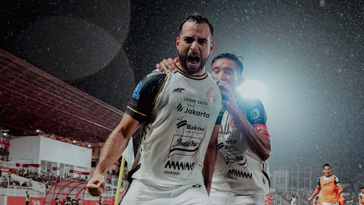 Jordi Amat, salah satu pemain Persija Jakarta yang mencetak gol ke gawang Malut United.