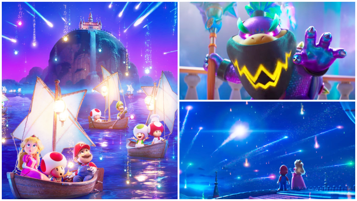 Poster resmi dan cuplikan resmi dari trailer film The Super Mario Galaxy. 
