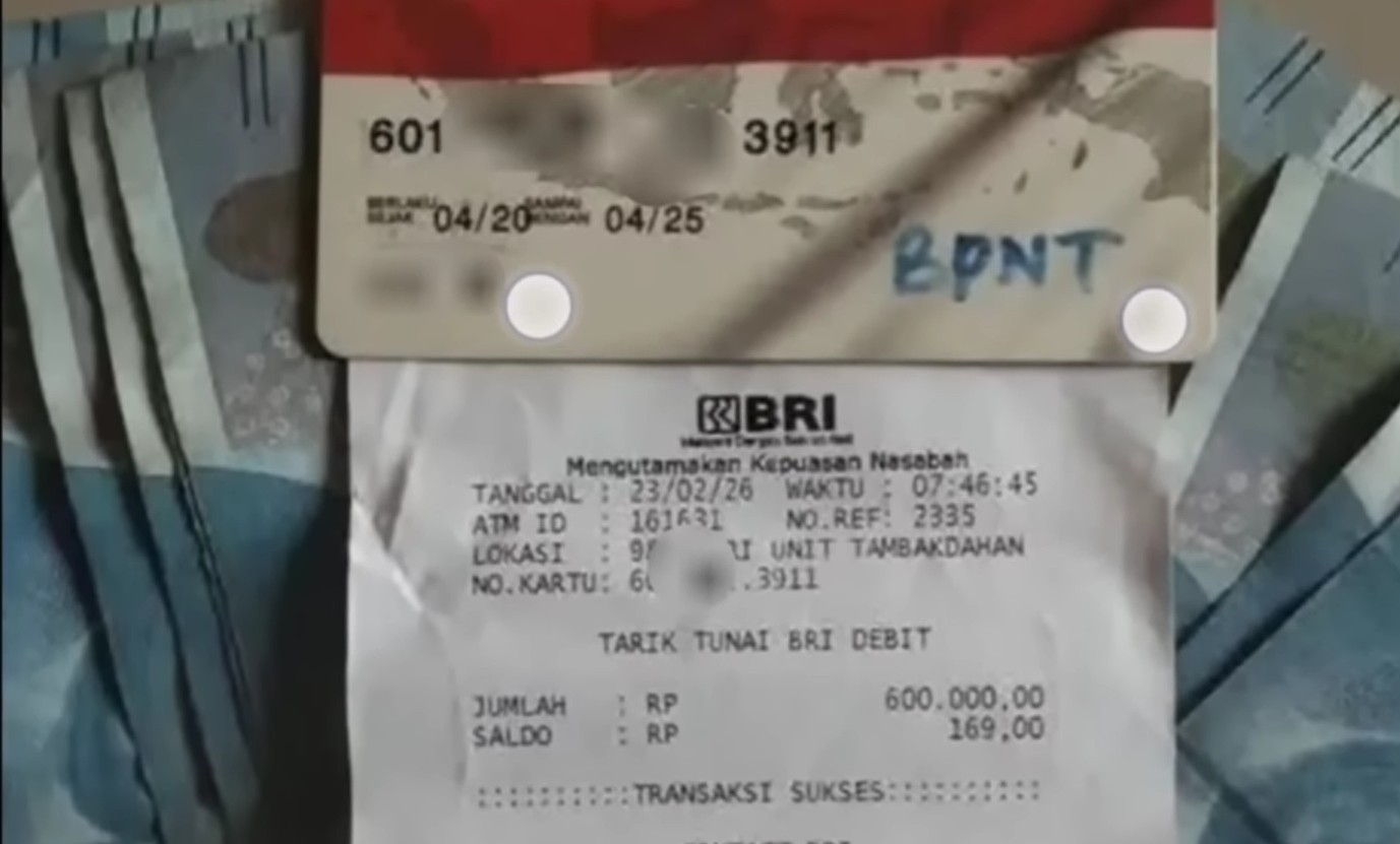 KPM BPNT mengaku terima pencairan bansos senilai Rp600.000 sebanyak 2 kali di pencairan bansos tahap 1 2026