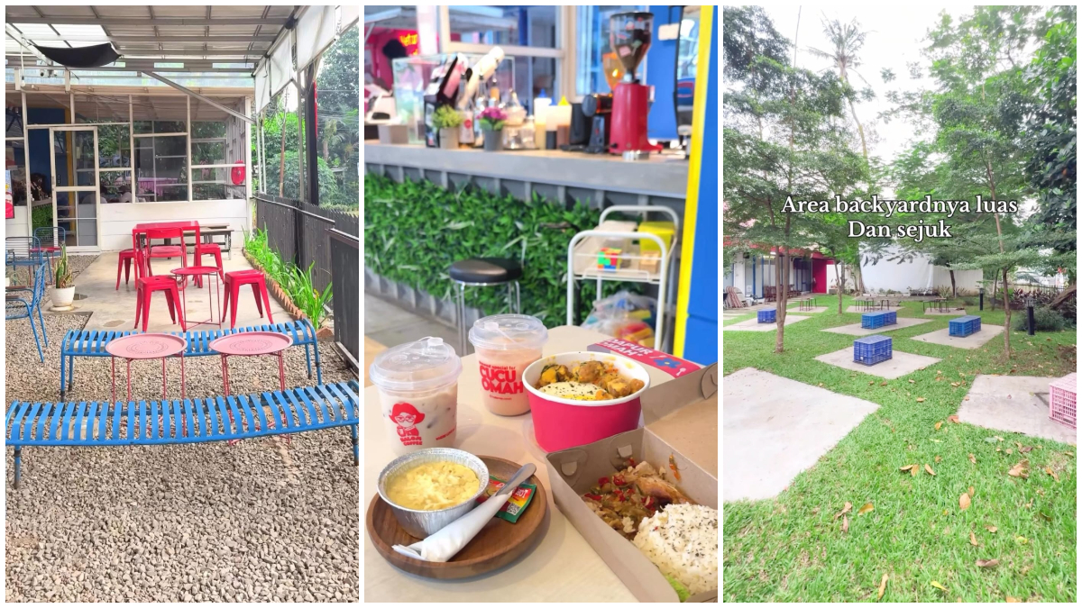 Suasana Holam Coffee yang luas serta menu yang disediakan. 