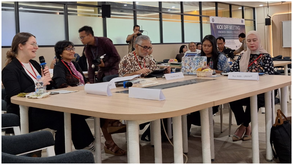 Suasana Kick-off Meeting Proyek ENHANCE di Kampus IPB University Dramaga, Selasa 24 Februari 2026. 