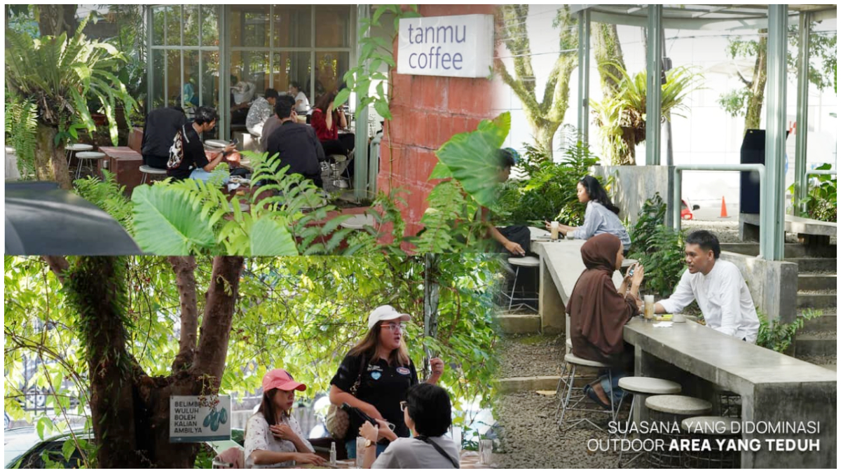 Suasana Tanmu Coffee di&nbsp;Jalan Padjajaran Indah V No.38, Kota Bogor. 