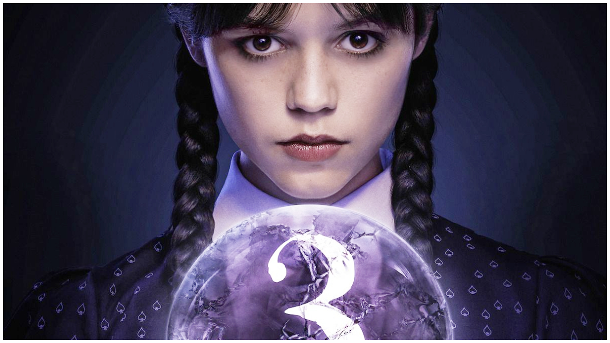 Poster dan cuplikan resmi dari teaser serial Wednesday Season 3. 
